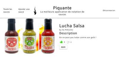 Page produit